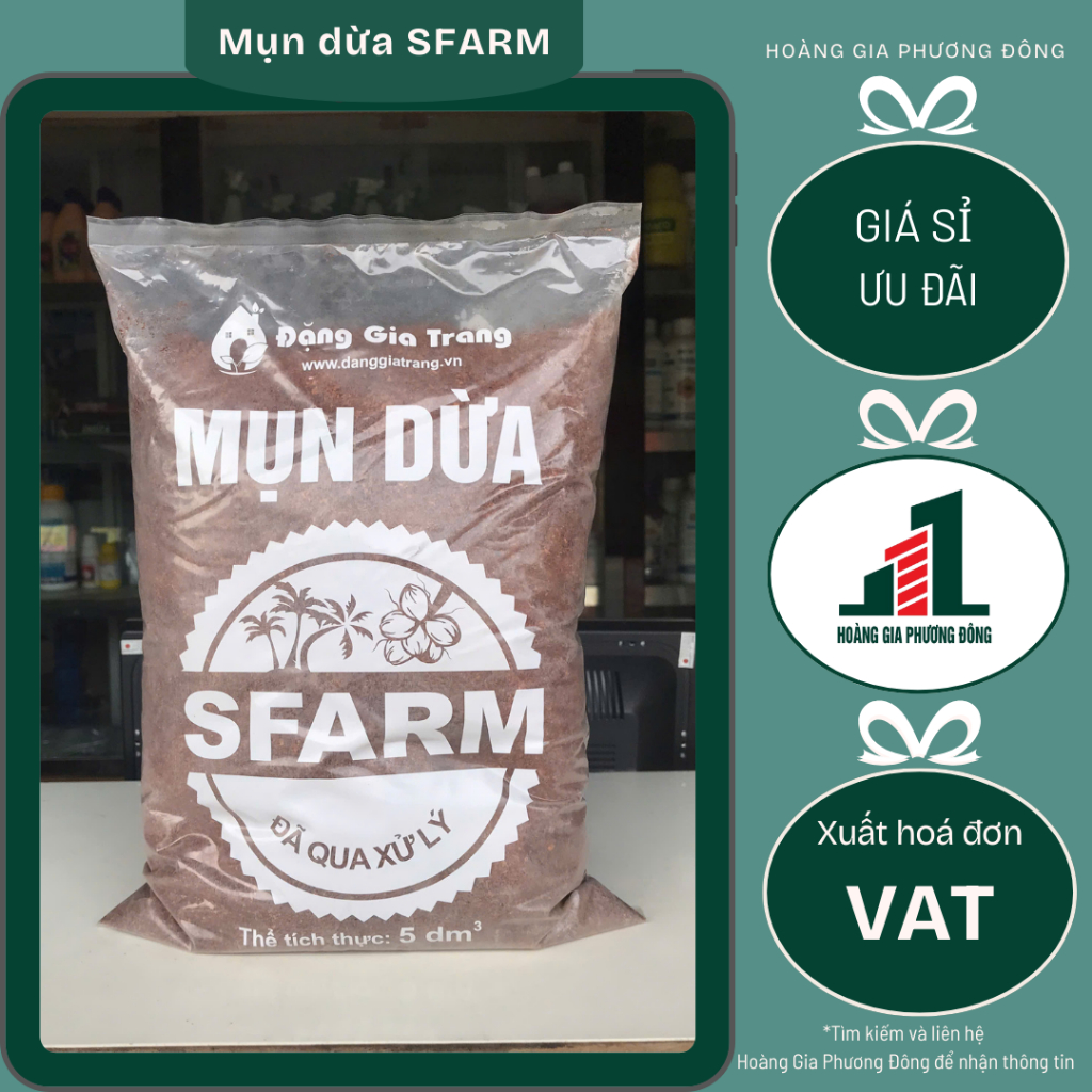 Túi mụn dừa SFARM đã qua xử lý